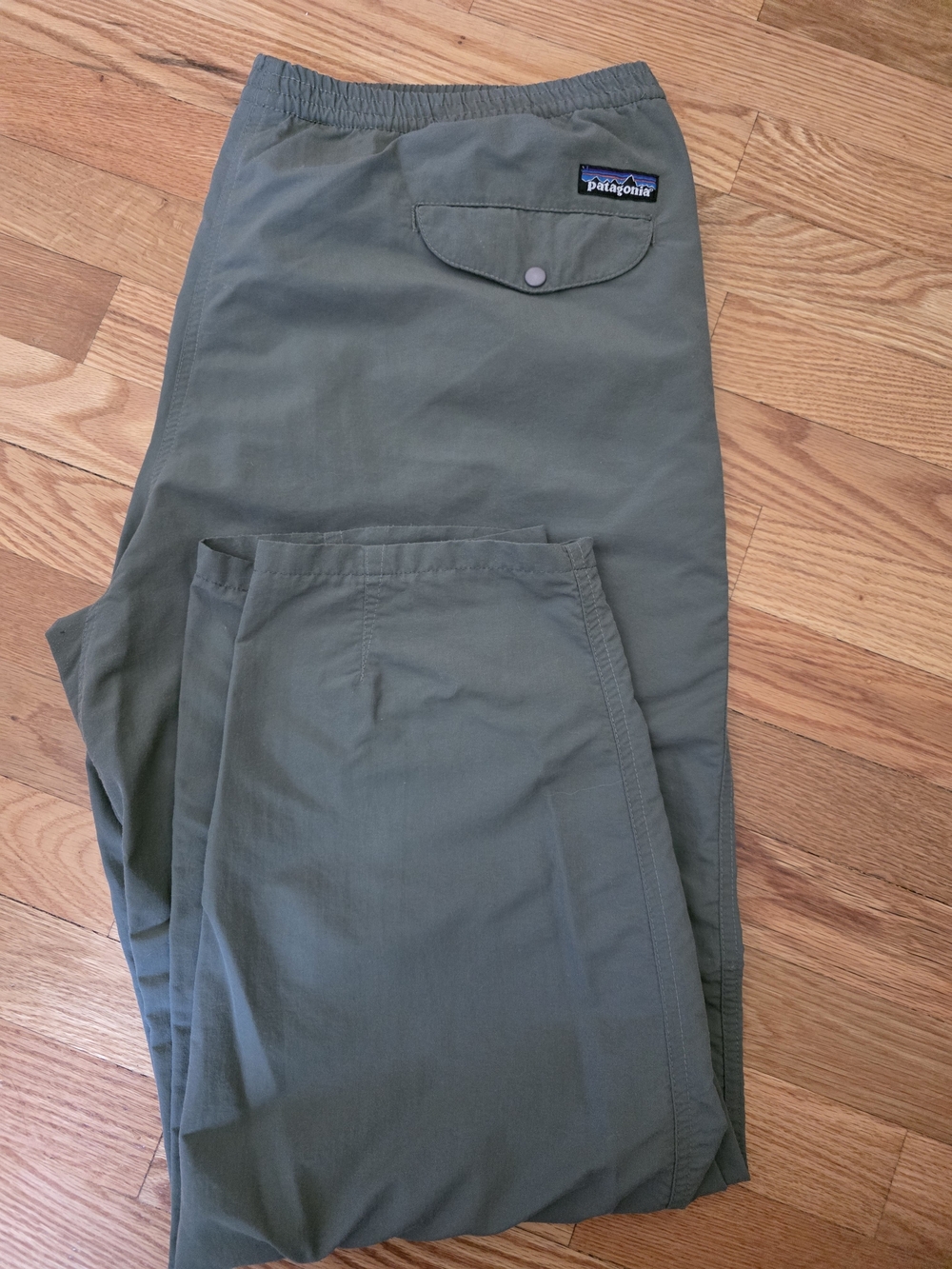Vintage Patagonia Men’s Baggies Olive Cargo Pants Size Medium